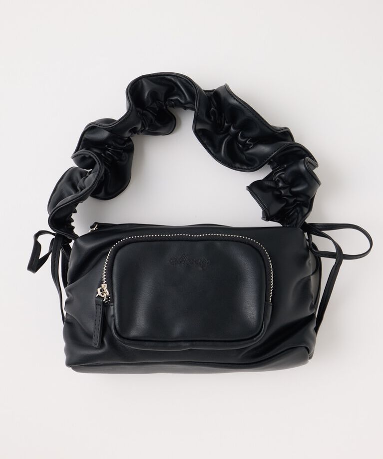 MOUSSY「BOW HANDLE パテッドバッグ」|その他|BLK