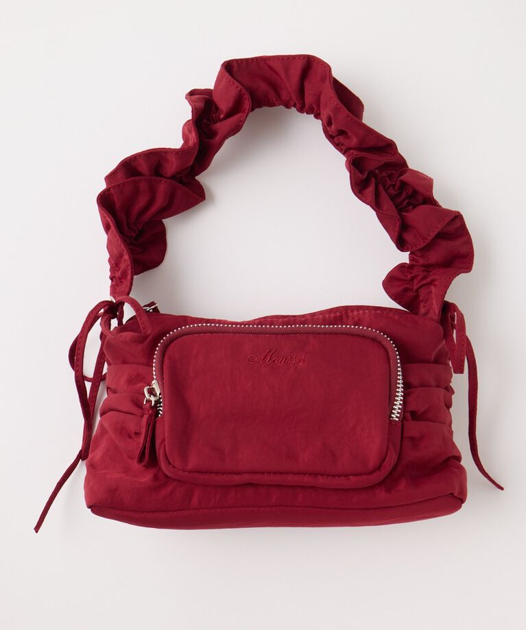 MOUSSY「BOW HANDLE パテッドバッグ」|その他|RED