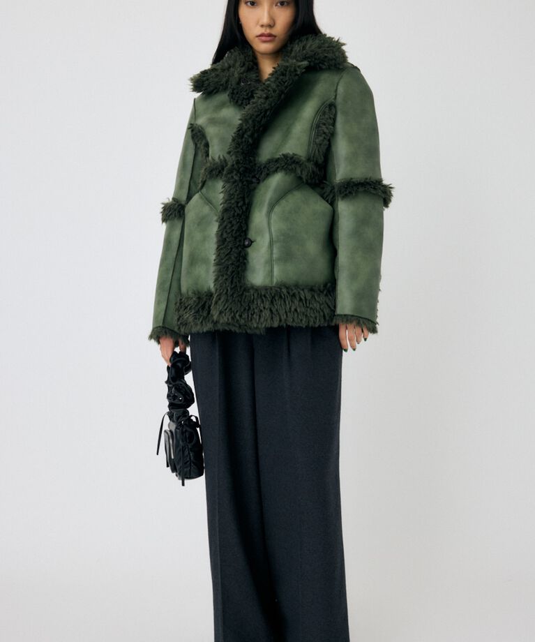 MOUSSY「SHEARLING OVER ジャケット」|その他|GRN