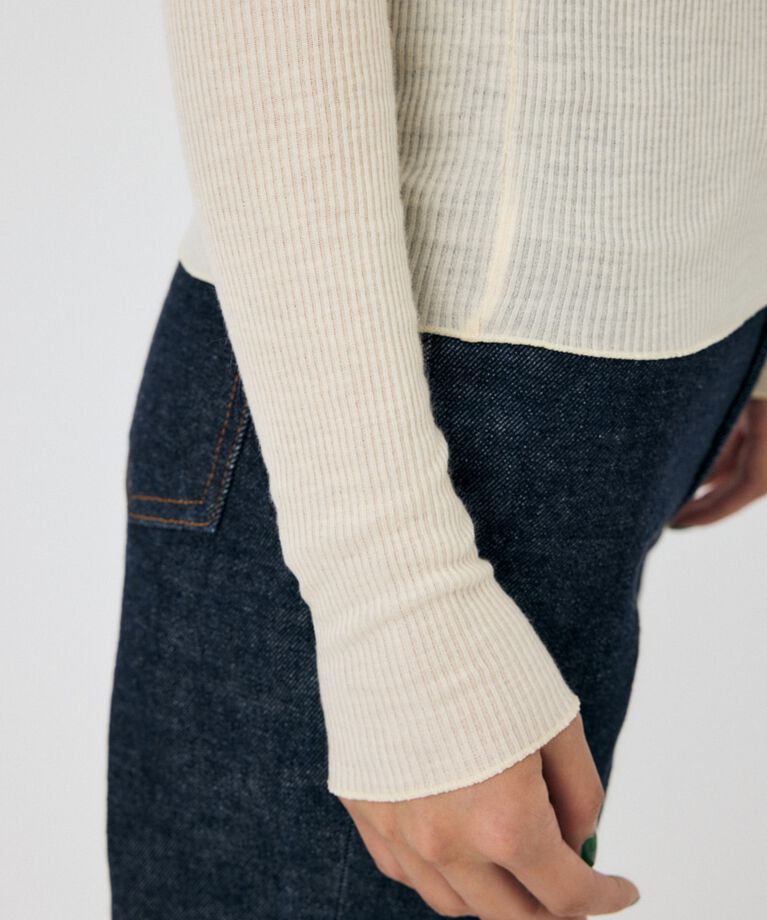 MOUSSY「SOFT TEREKO ハイネックトップス」|Tシャツ・カットソー|