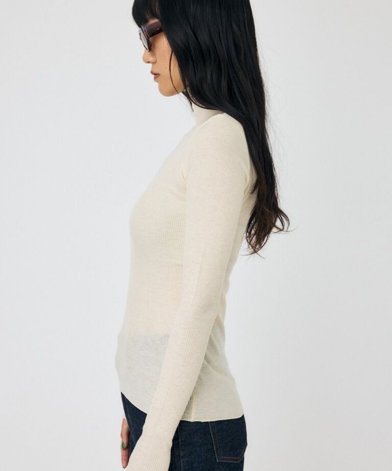 MOUSSY「SOFT TEREKO ハイネックトップス」|Tシャツ・カットソー|
