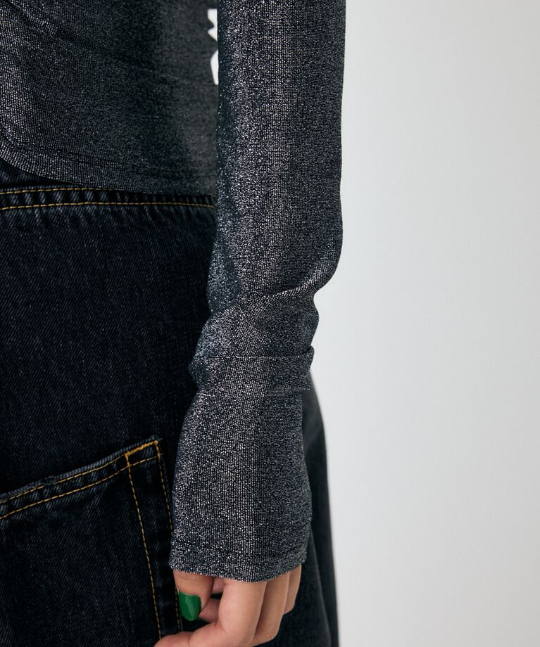 MOUSSY「CROSS GATHER SLIM トップス」|Tシャツ・カットソー|