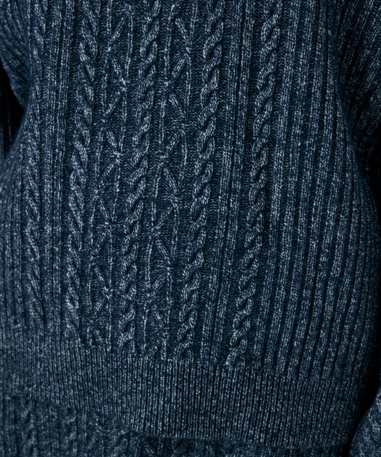 MOUSSY「RIB CABLE ニットトップス」|ニット・セーター|