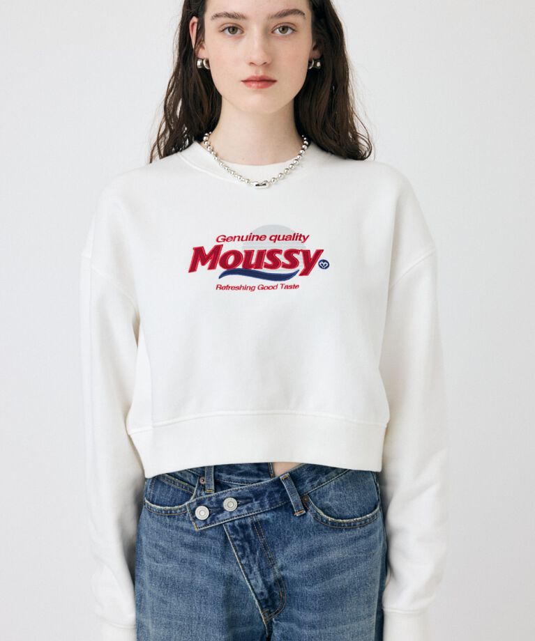 MOUSSY「MOUSSY PRODUCT ロゴプルオーバー」|パーカー|