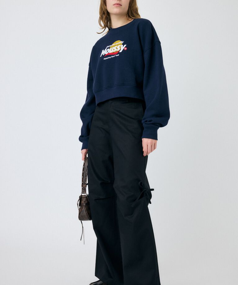 MOUSSY「MOUSSY PRODUCT ロゴプルオーバー」|パーカー|