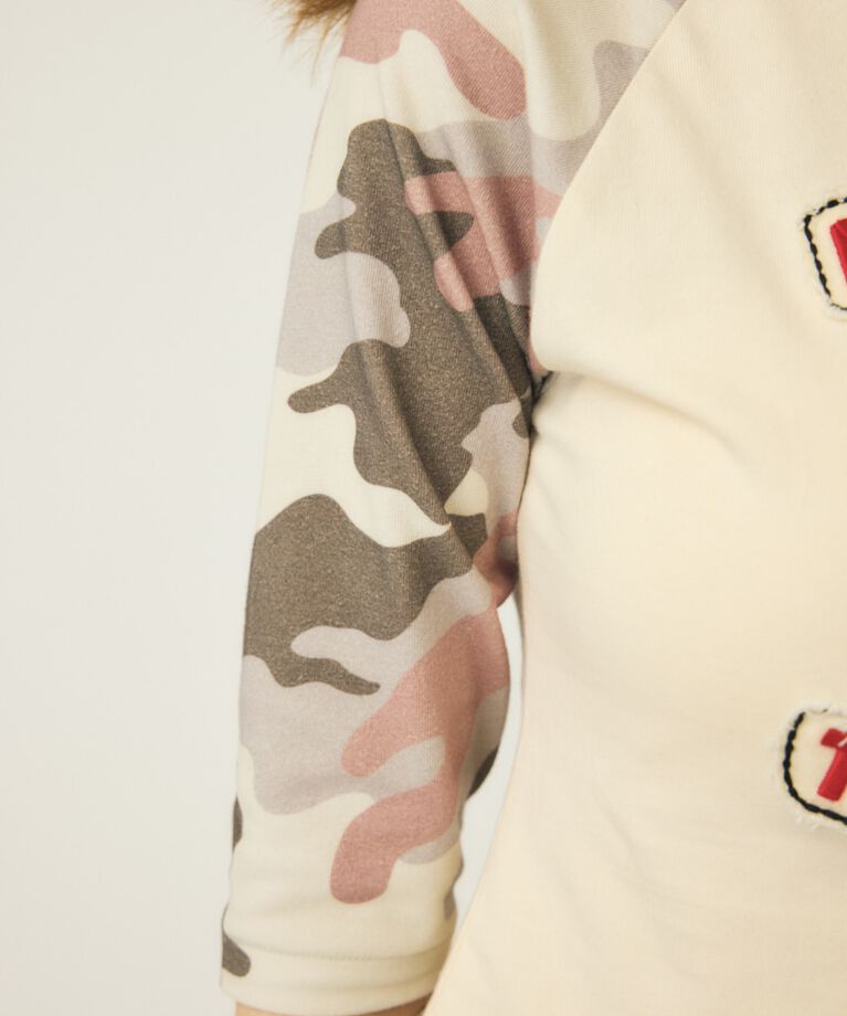 MOUSSY「MD PATCHED ラグランTシャツ / MINNIE」|Tシャツ・カットソー|