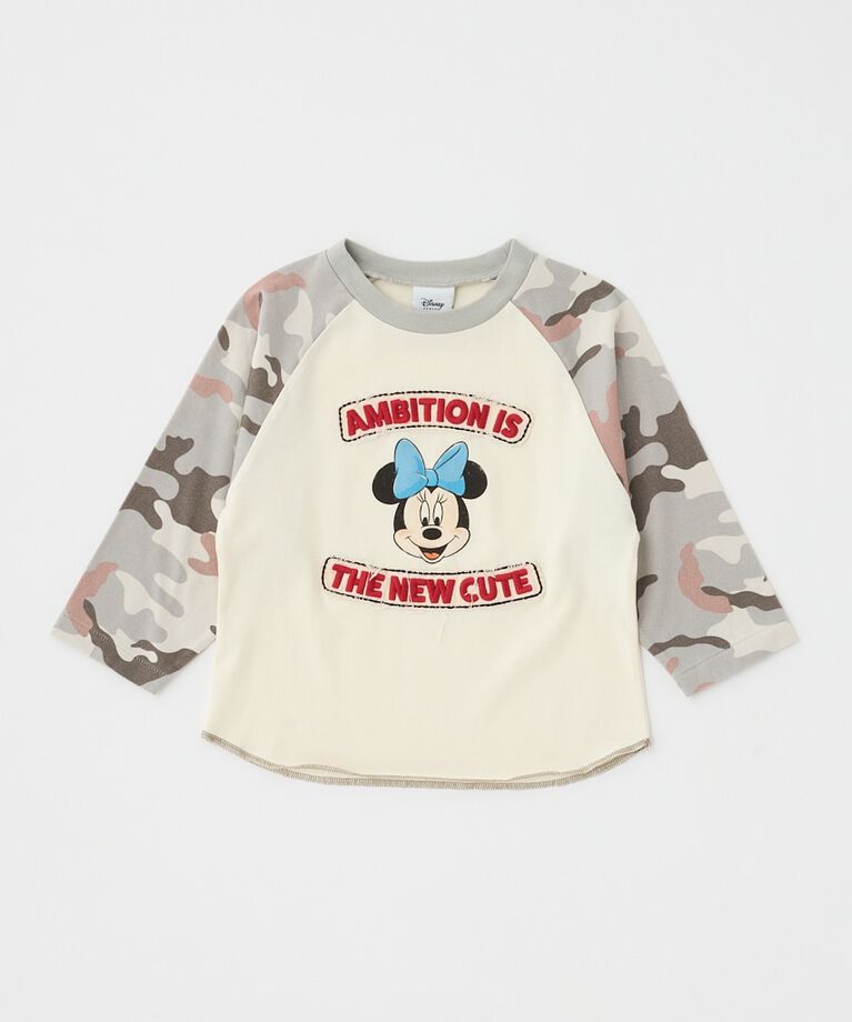 MOUSSY「MD PATCHED ラグランTシャツ / MINNIE」|Tシャツ・カットソー|