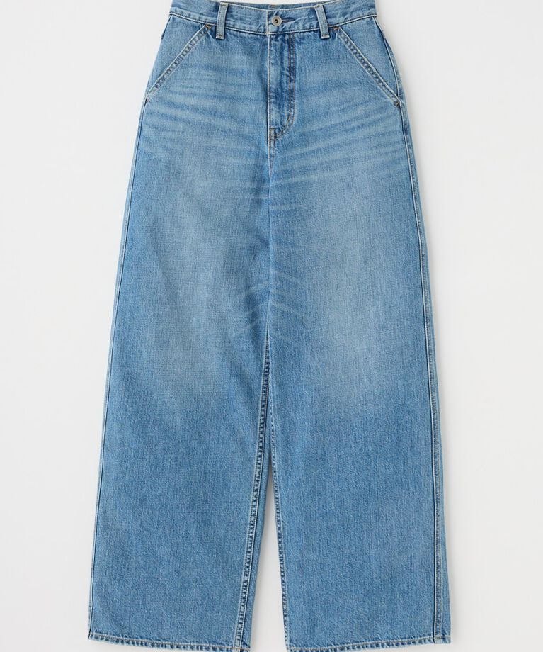MOUSSY「ルーズストレートデニムパンツ　オーガニックコットン使用」|デニム|