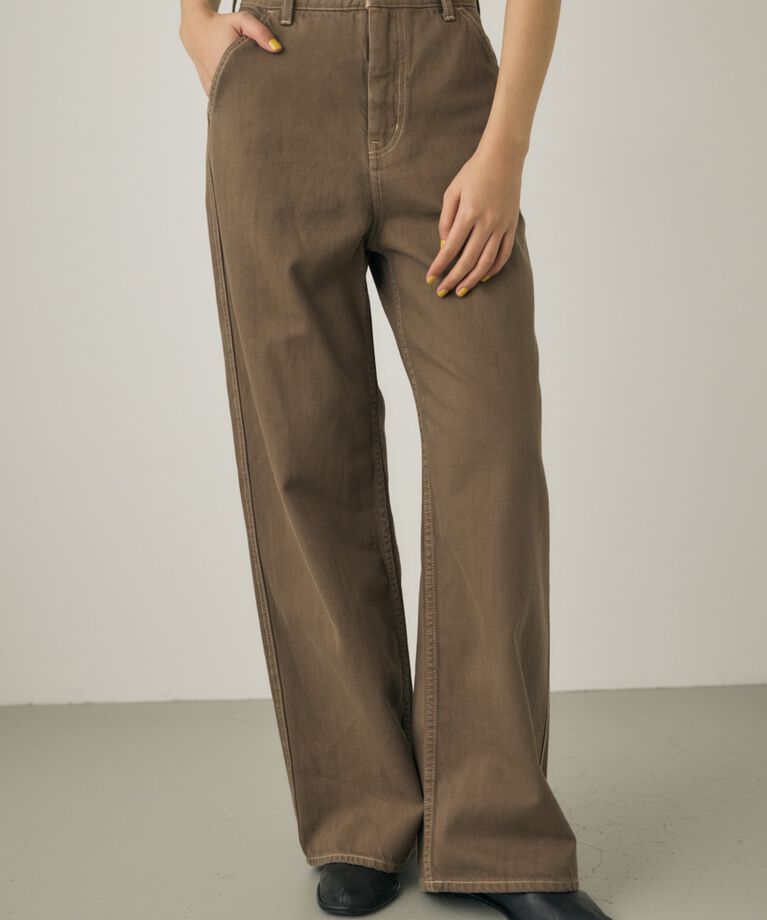 MOUSSY「ルーズストレートデニムパンツ　オーガニックコットン使用」|デニム|