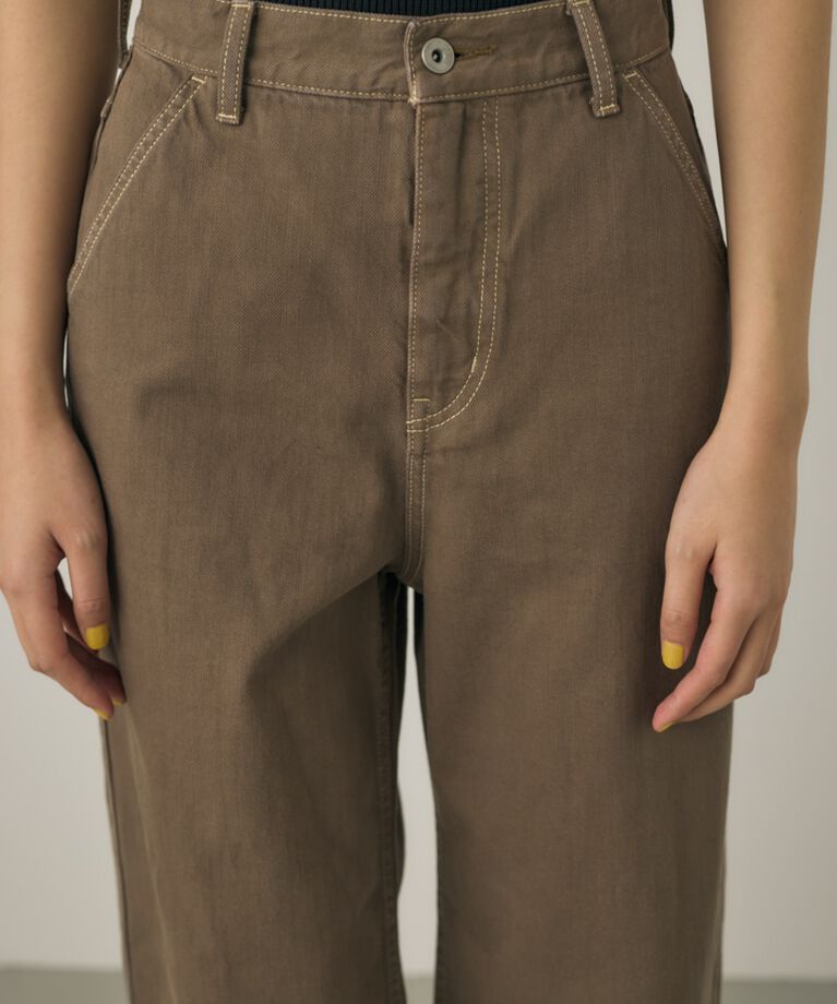 MOUSSY「ルーズストレートデニムパンツ　オーガニックコットン使用」|デニム|