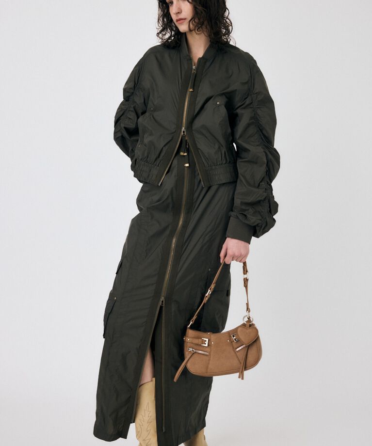 MOUSSY「FRONT ZIP FUNCTION ブルゾン」|ブルゾン・スタジャン|