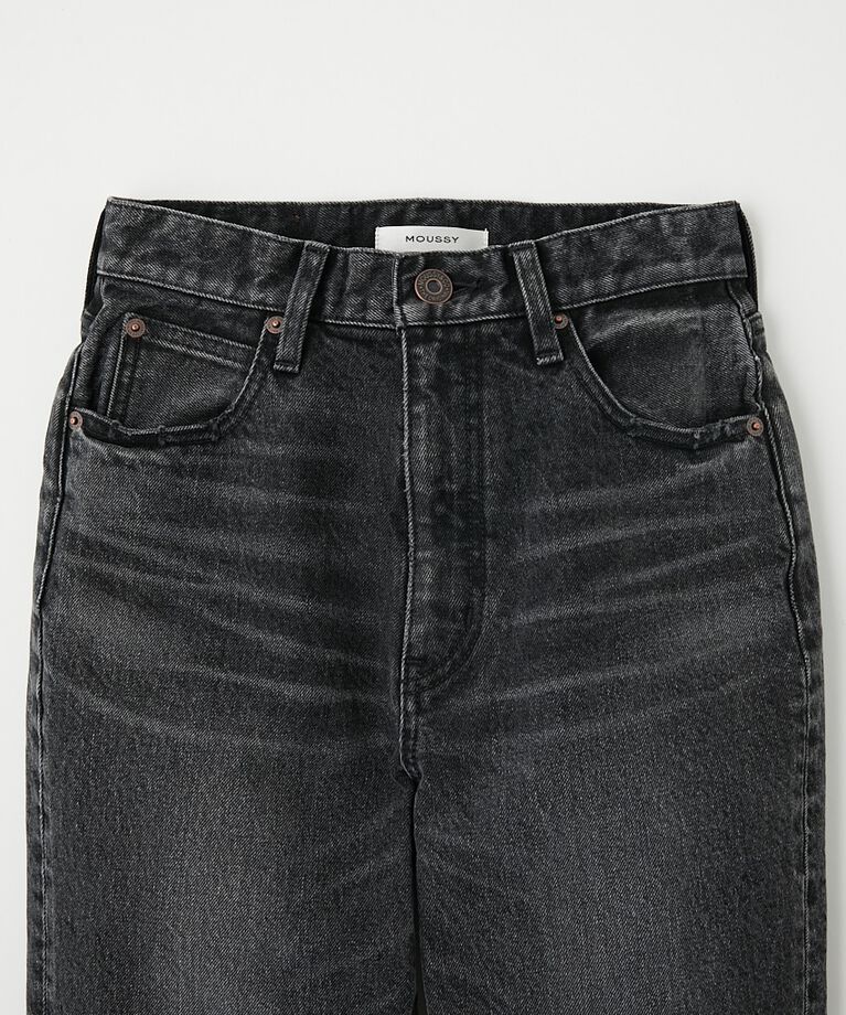 MOUSSY「MVS BLACK FLARE(L) / ロングサイズ」|デニム|
