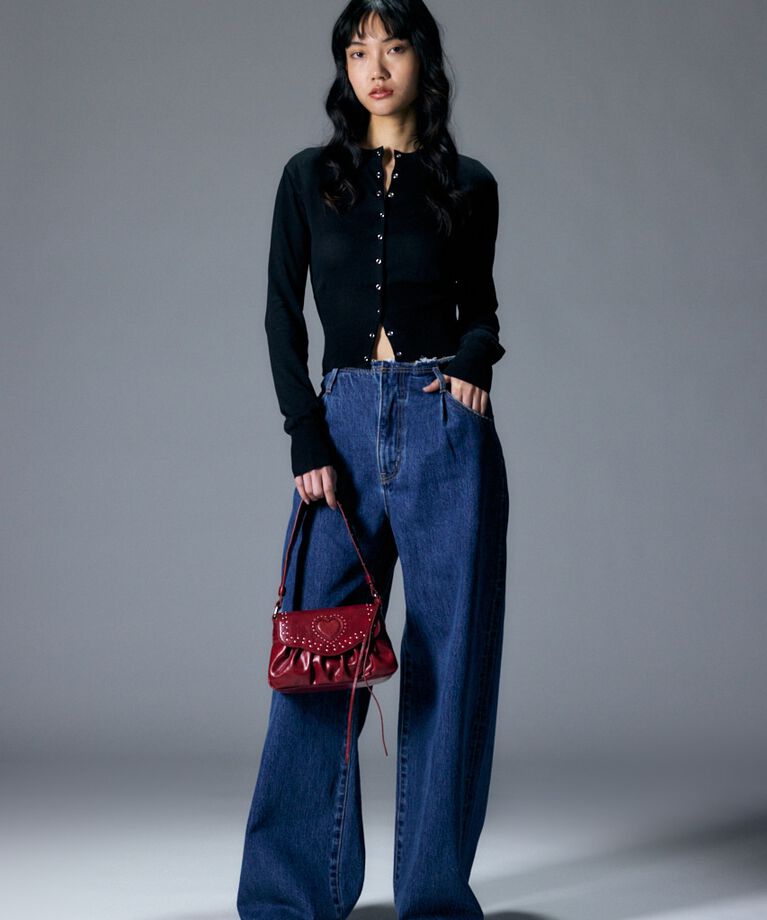 MOUSSY「WAIST SWITCHING カーディガン」|カーディガン|