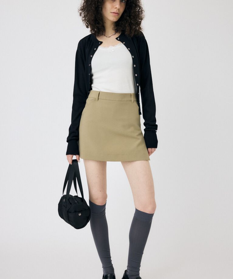 MOUSSY「WAIST SWITCHING カーディガン」|カーディガン|