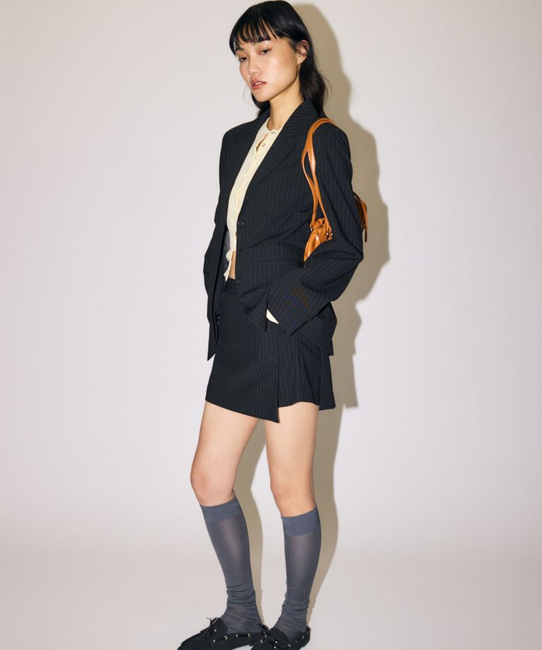 MOUSSY「WAIST SWITCHING カーディガン」|カーディガン|