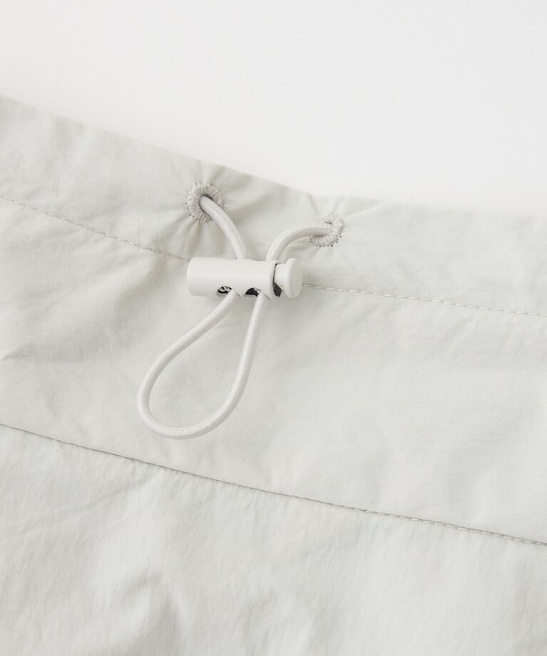 MOUSSY「RIBBON GATHER NYLON ジャケット」|ブルゾン・スタジャン|