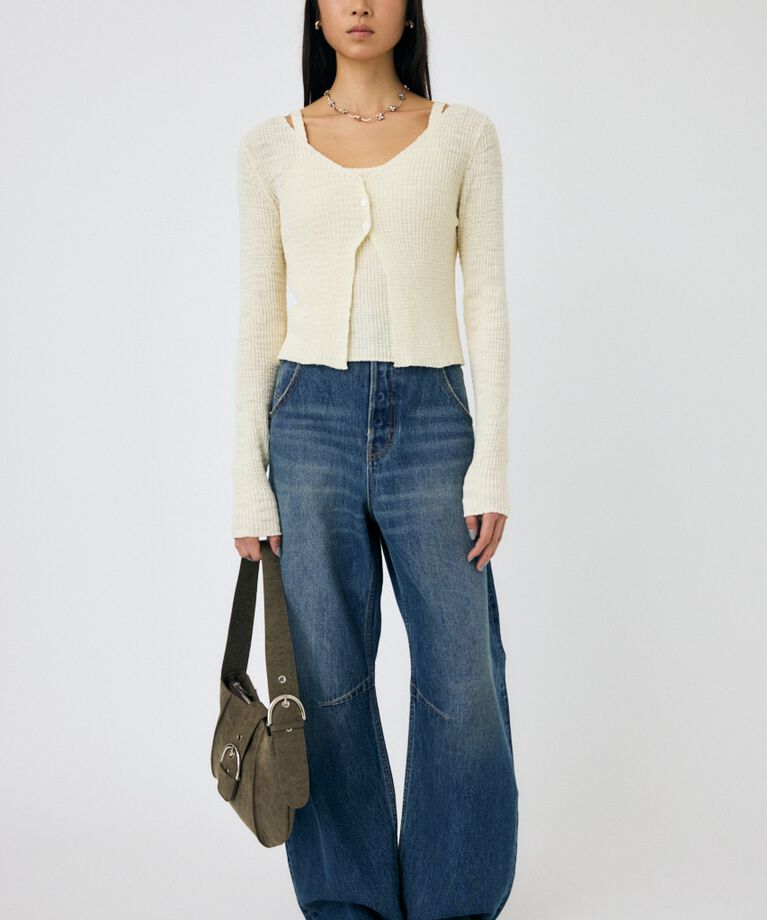 MOUSSY「SLUB KNIT アンサンブル」|ニット・セーター|