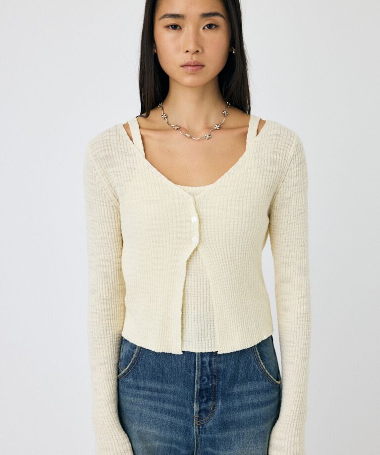 MOUSSY「SLUB KNIT アンサンブル」|ニット・セーター|