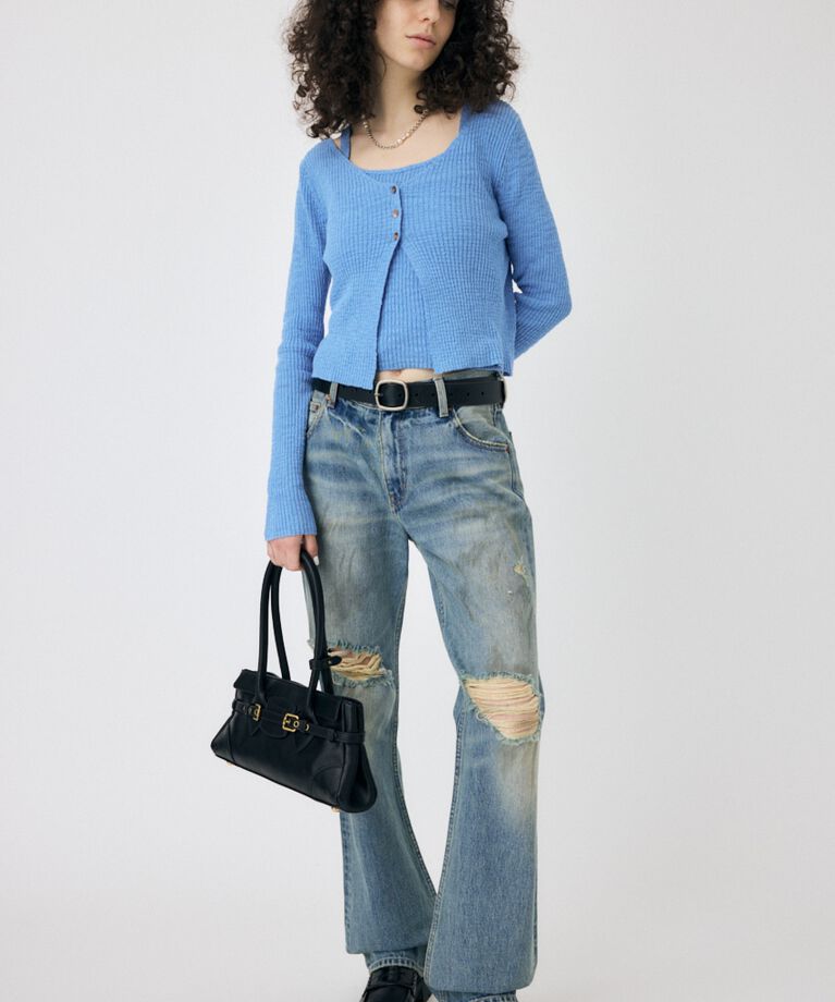 MOUSSY「SLUB KNIT アンサンブル」|ニット・セーター|