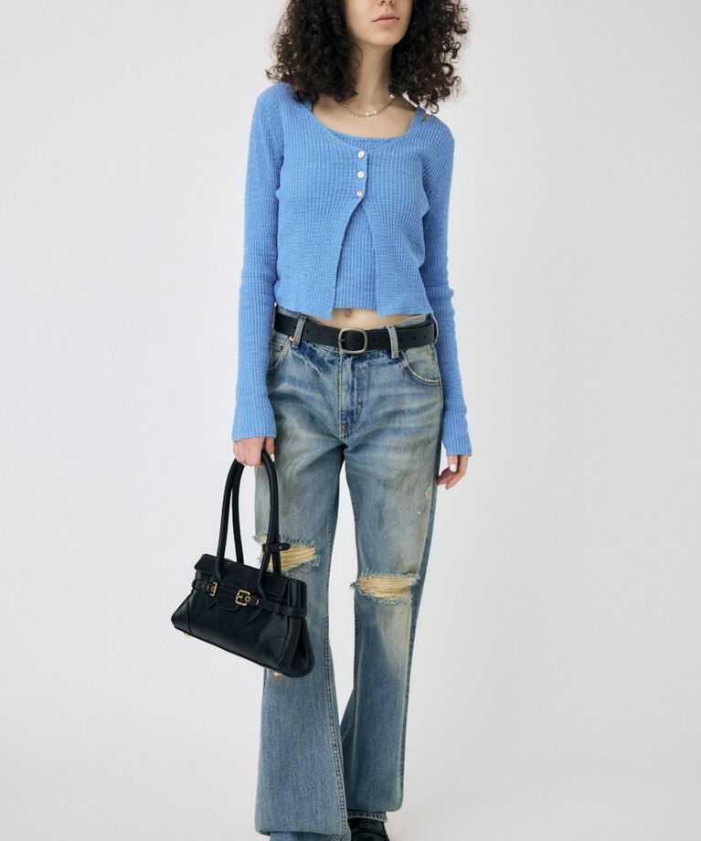 MOUSSY「SLUB KNIT アンサンブル」|ニット・セーター|