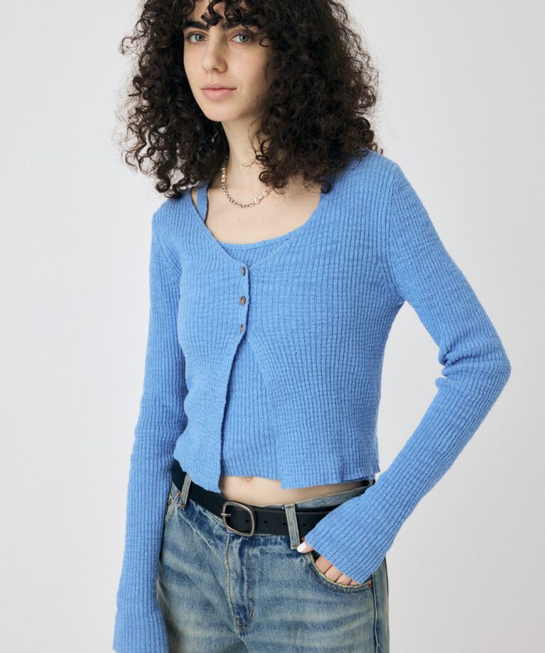 MOUSSY「SLUB KNIT アンサンブル」|ニット・セーター|