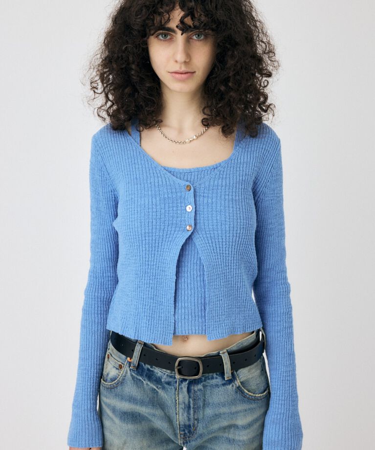 MOUSSY「SLUB KNIT アンサンブル」|ニット・セーター|