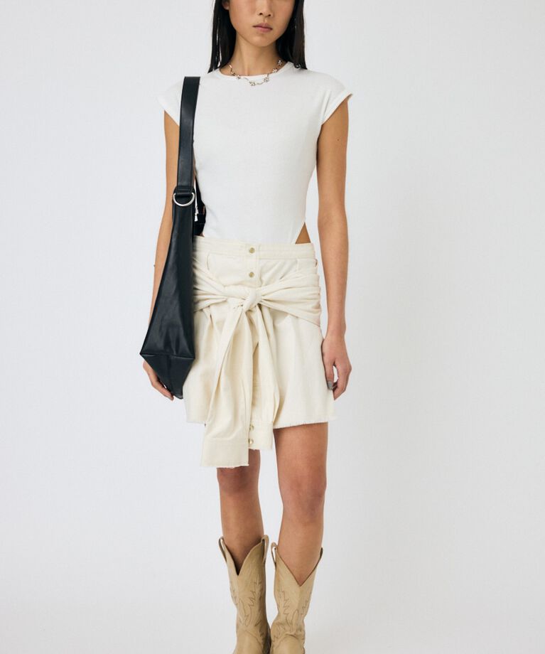 MOUSSY「BLEACH CHECK スカート」|スカート|