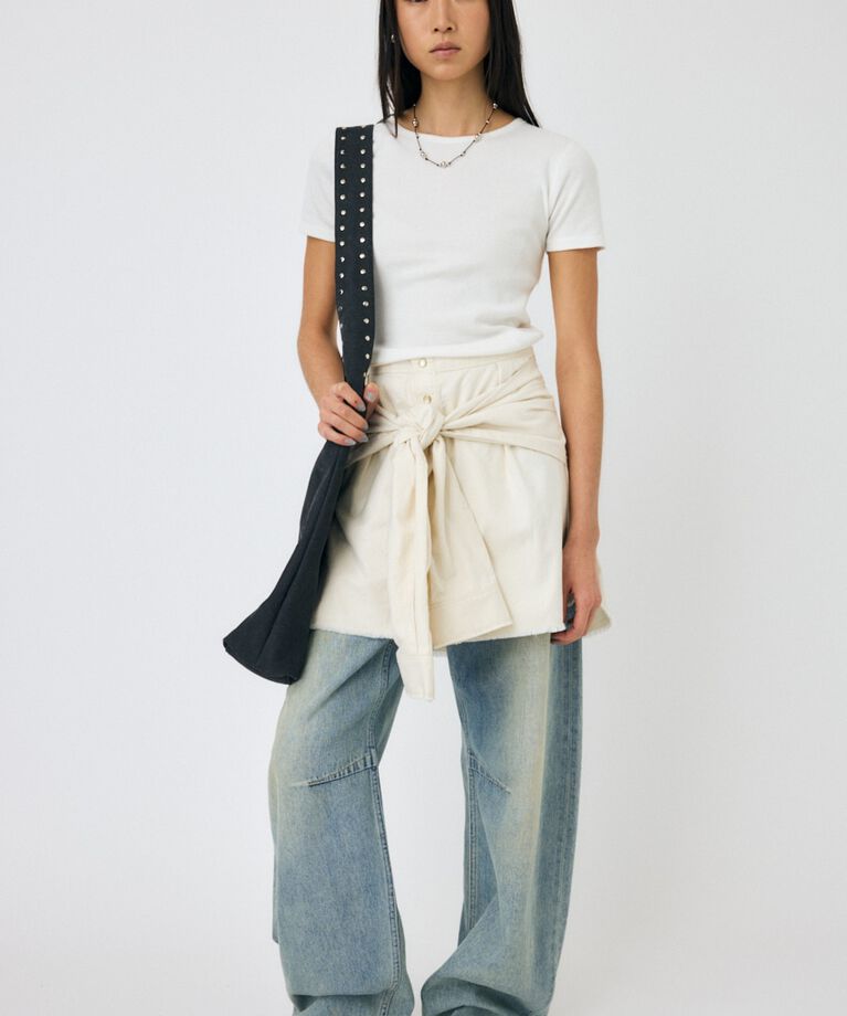 MOUSSY「BLEACH CHECK スカート」|スカート|