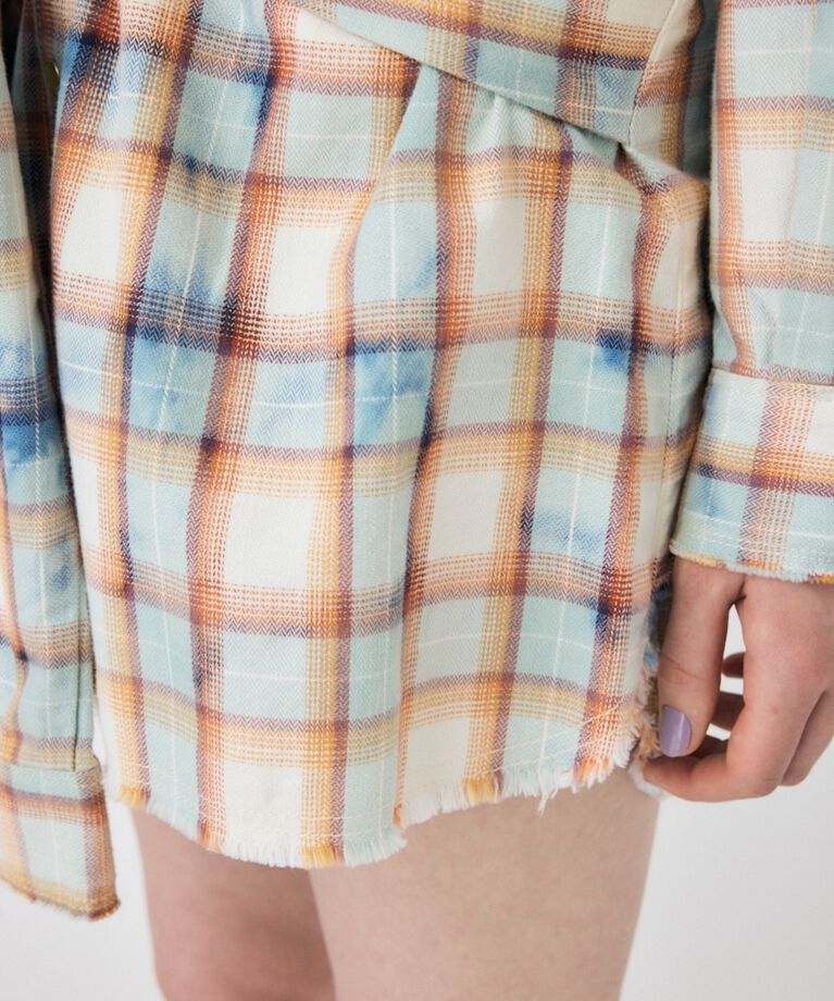 MOUSSY「BLEACH CHECK スカート」|スカート|
