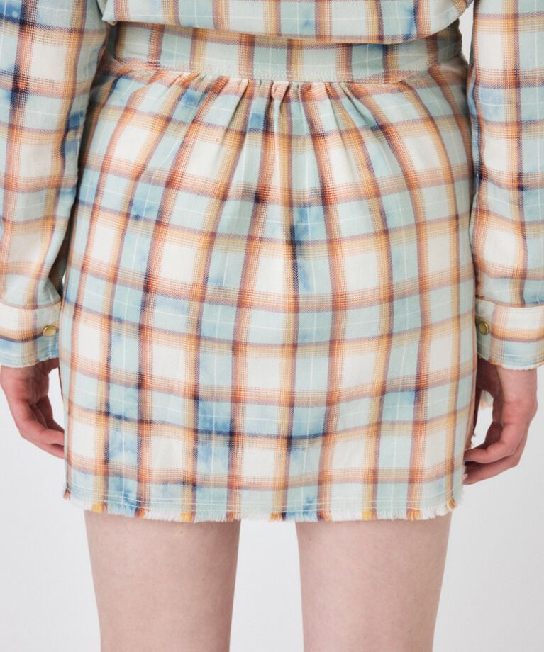 MOUSSY「BLEACH CHECK スカート」|スカート|