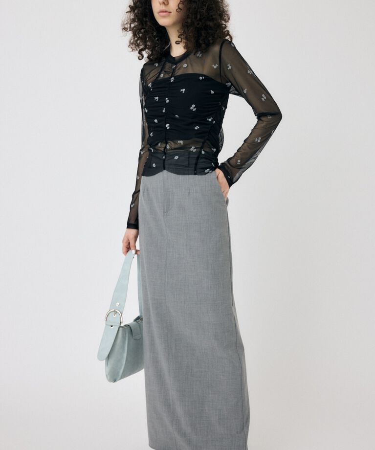 MOUSSY「FLARE BACK マキシスカート」|スカート|