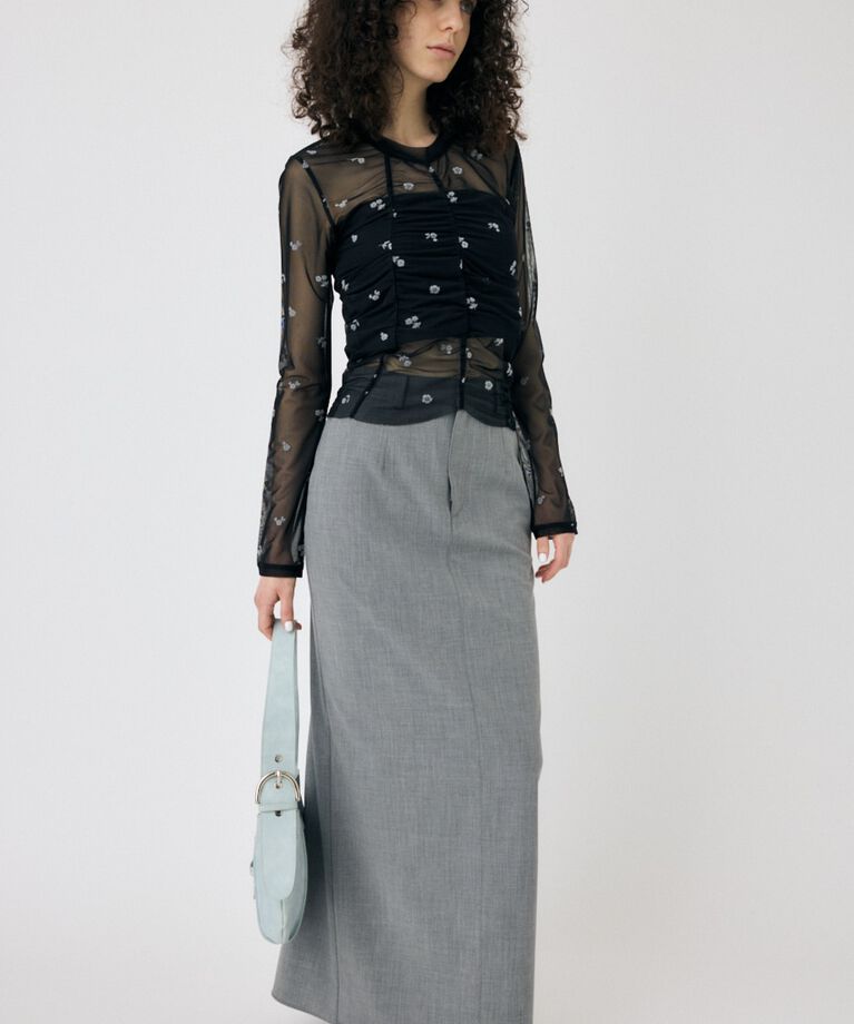 MOUSSY「FLARE BACK マキシスカート」|スカート|