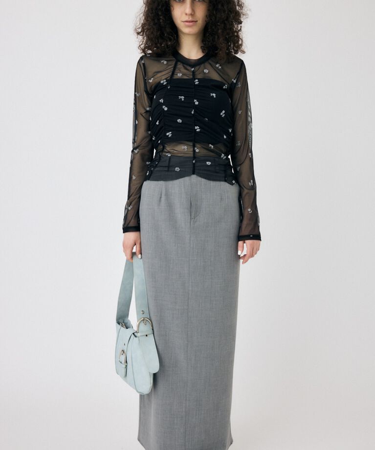 MOUSSY「FLARE BACK マキシスカート」|スカート|