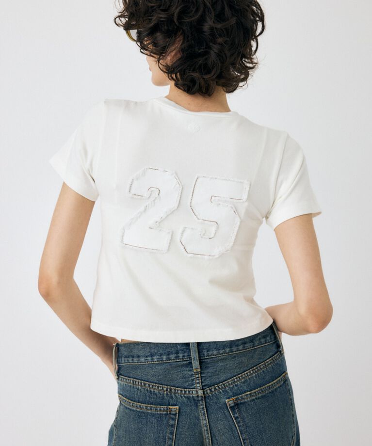 MOUSSY「PATCH DENIM 25TH Tシャツ」|Tシャツ・カットソー|