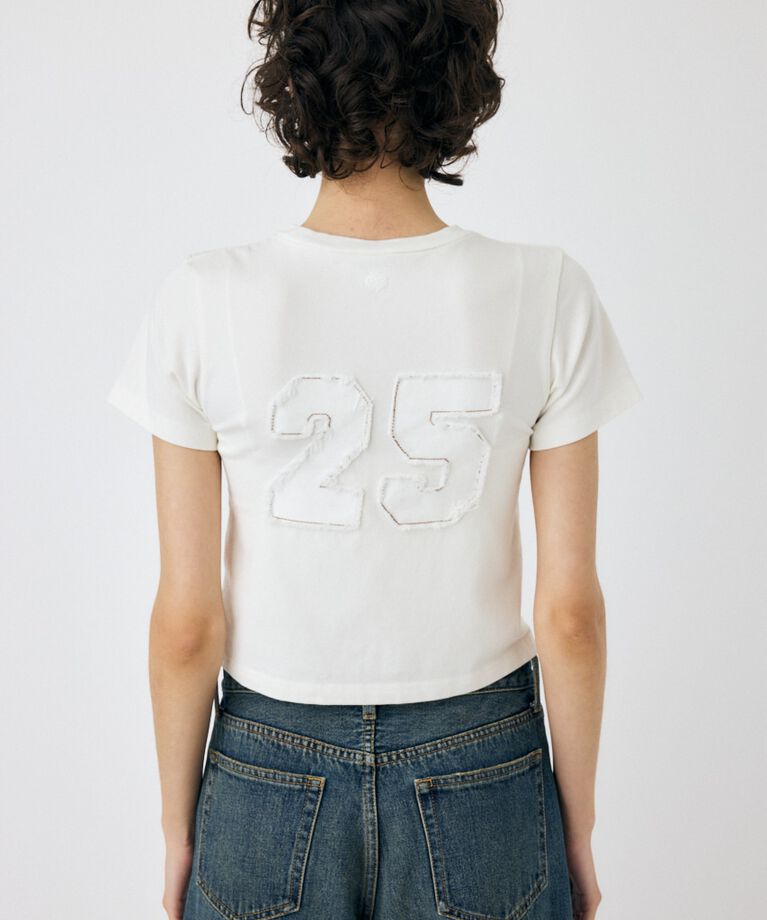MOUSSY「PATCH DENIM 25TH Tシャツ」|Tシャツ・カットソー|