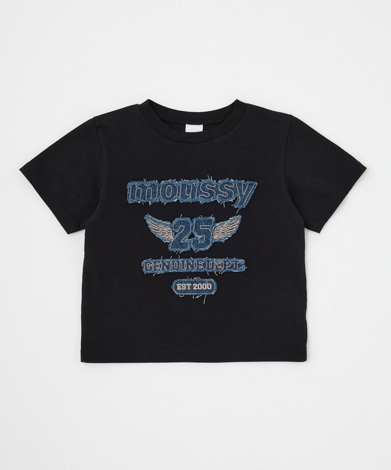 MOUSSY「PATCH DENIM 25TH Tシャツ」|Tシャツ・カットソー|