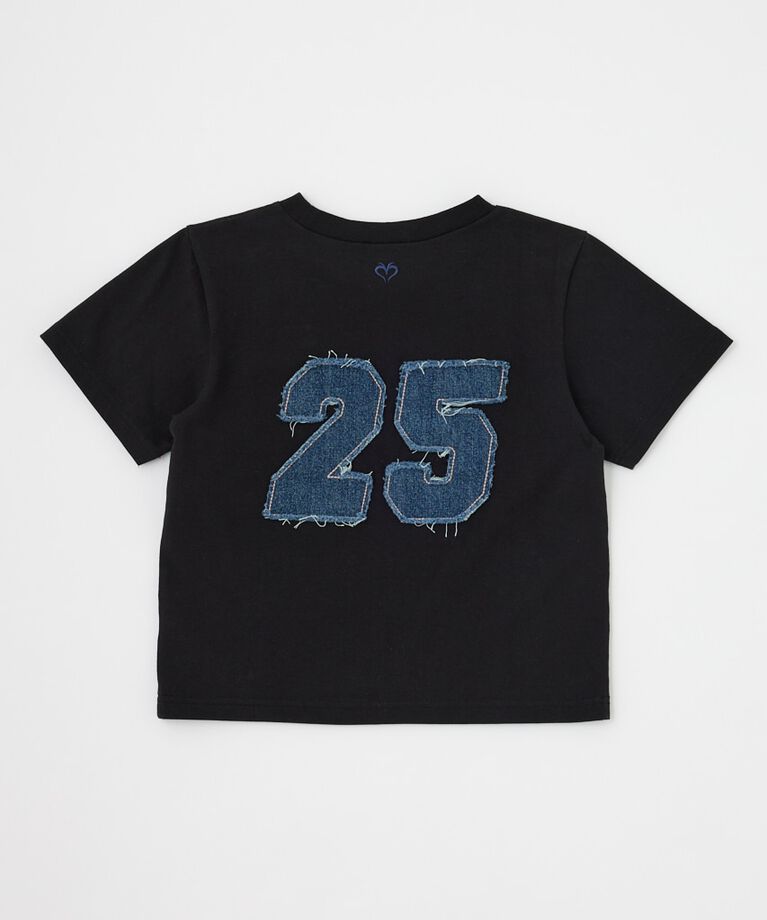 MOUSSY「PATCH DENIM 25TH Tシャツ」|Tシャツ・カットソー|