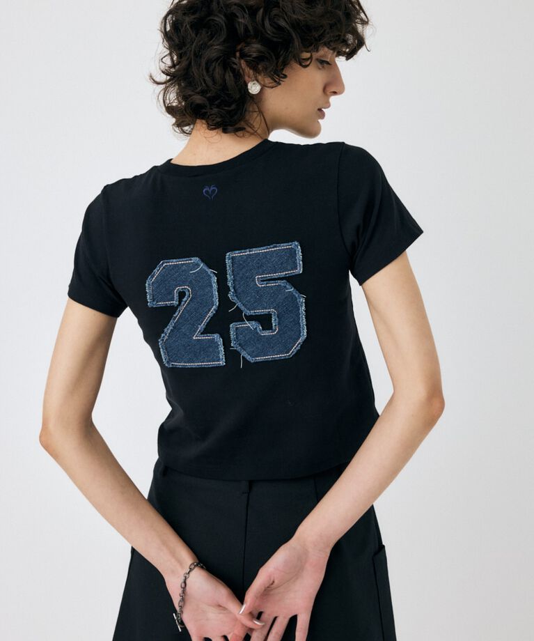 MOUSSY「PATCH DENIM 25TH Tシャツ」|Tシャツ・カットソー|