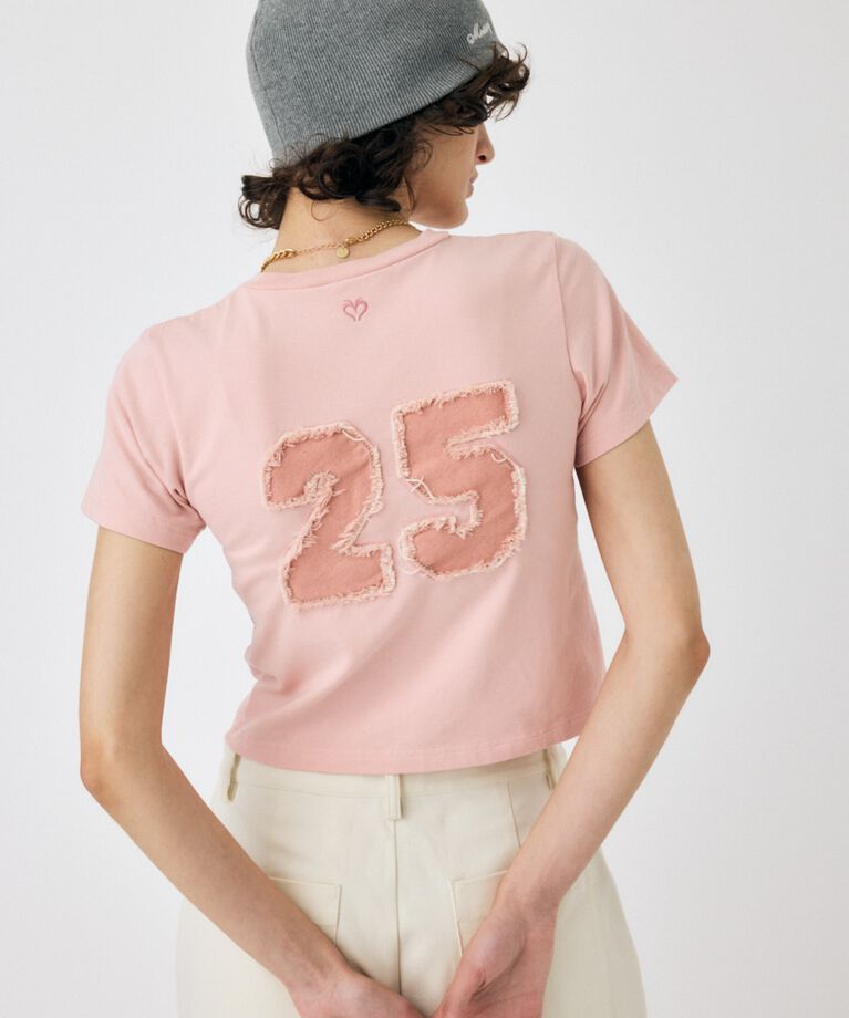 MOUSSY「PATCH DENIM 25TH Tシャツ」|Tシャツ・カットソー|PNK