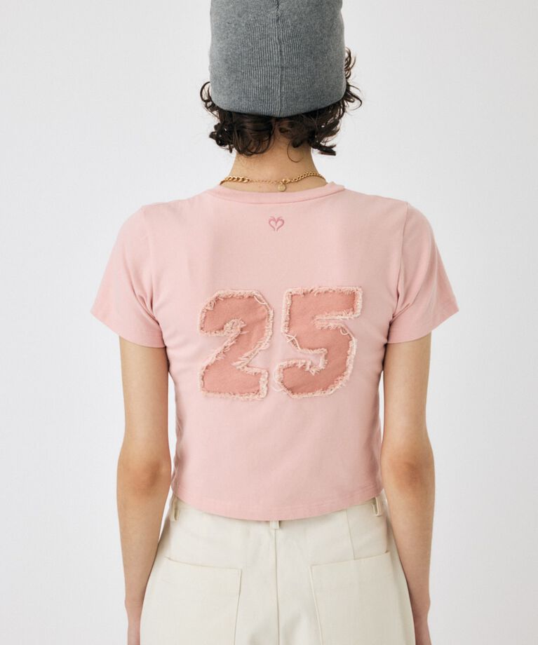 MOUSSY「PATCH DENIM 25TH Tシャツ」|Tシャツ・カットソー|
