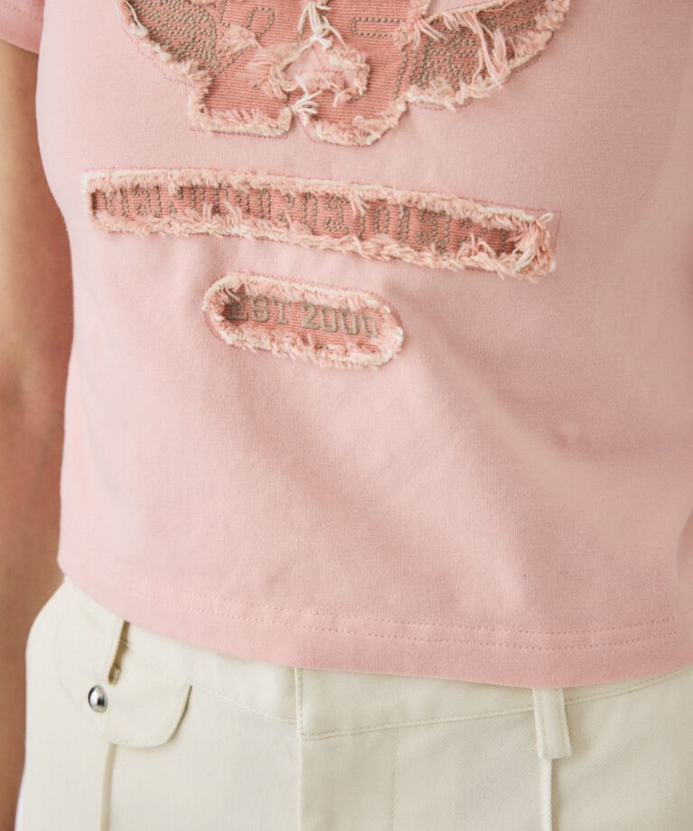 MOUSSY「PATCH DENIM 25TH Tシャツ」|Tシャツ・カットソー|