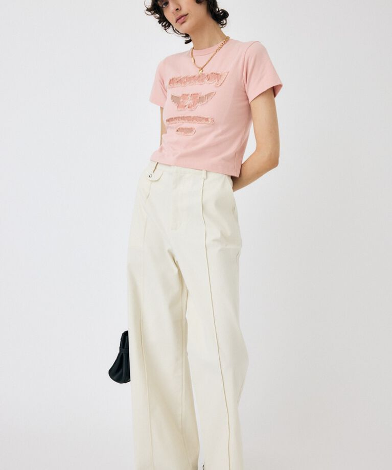 MOUSSY「PATCH DENIM 25TH Tシャツ」|Tシャツ・カットソー|