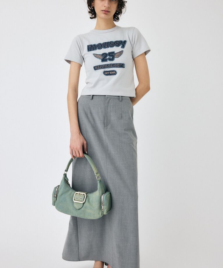 MOUSSY「PATCH DENIM 25TH Tシャツ」|Tシャツ・カットソー|