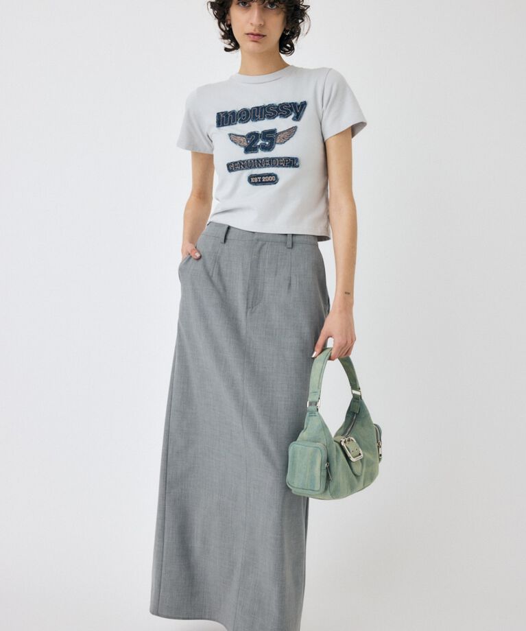 MOUSSY「PATCH DENIM 25TH Tシャツ」|Tシャツ・カットソー|