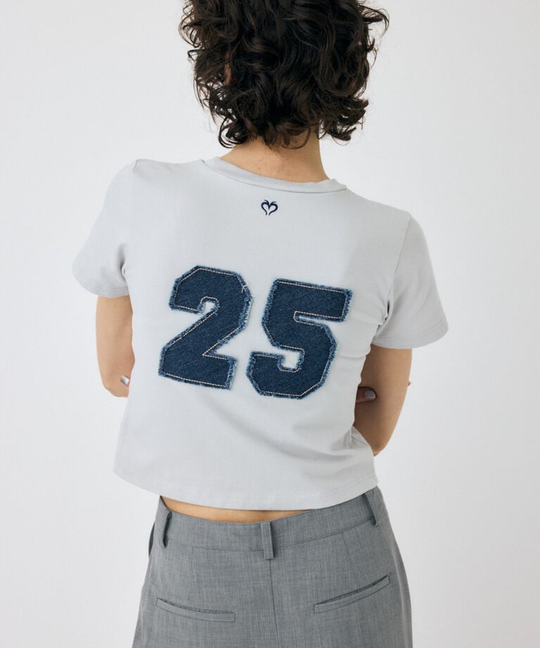MOUSSY「PATCH DENIM 25TH Tシャツ」|Tシャツ・カットソー|