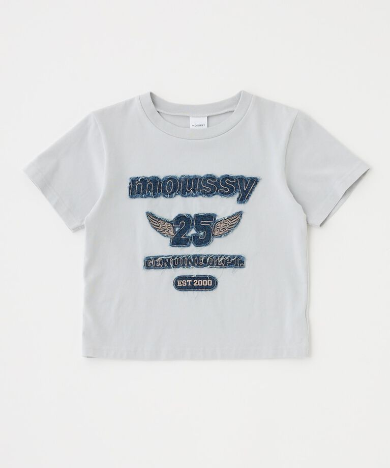 MOUSSY「PATCH DENIM 25TH Tシャツ」|Tシャツ・カットソー|