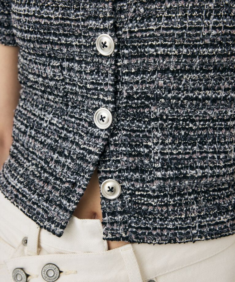 MOUSSY「TWEED LIKE トップス」|Tシャツ・カットソー|