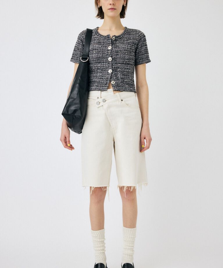 MOUSSY「TWEED LIKE トップス」|Tシャツ・カットソー|