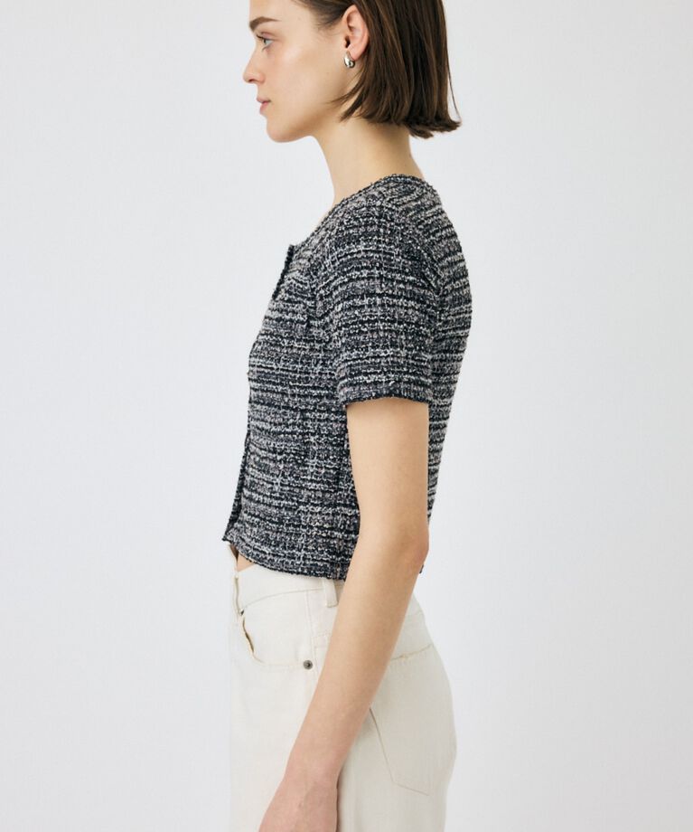 MOUSSY「TWEED LIKE トップス」|Tシャツ・カットソー|