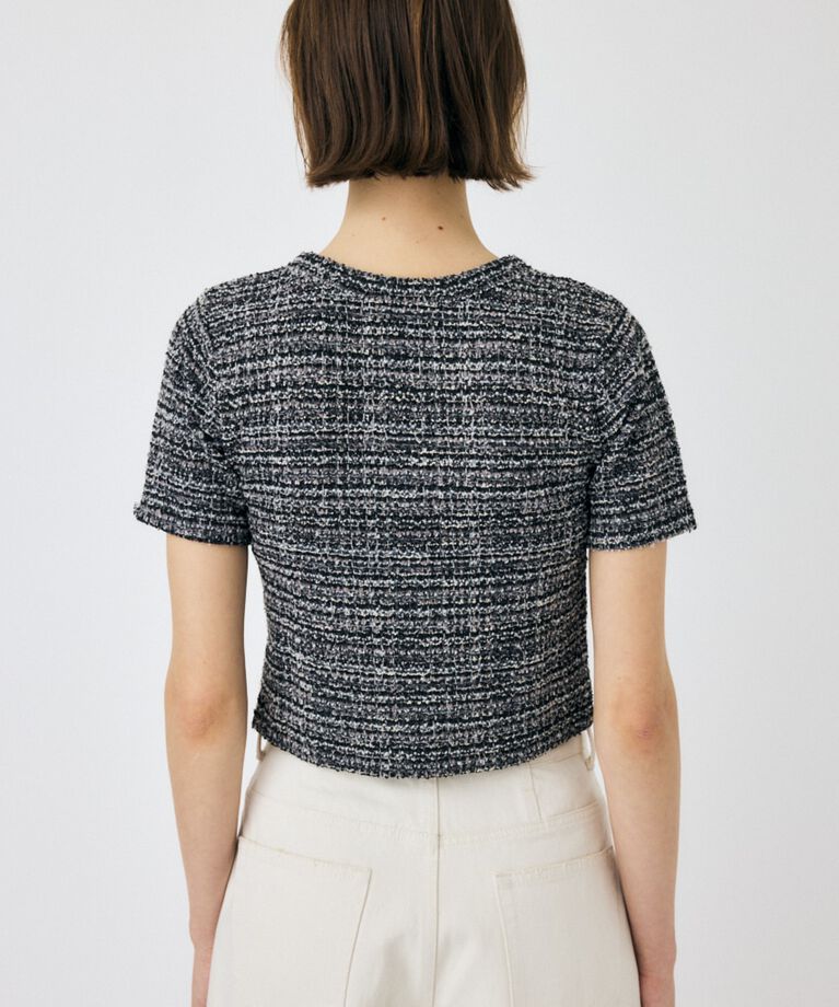 MOUSSY「TWEED LIKE トップス」|Tシャツ・カットソー|
